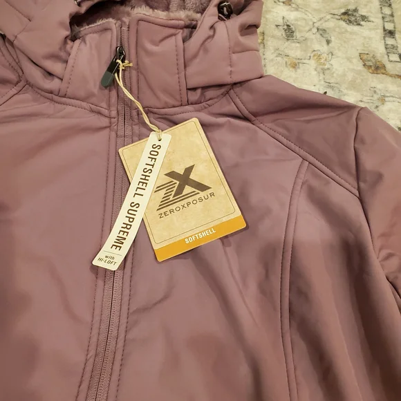 Kohl's Plum Hooded Jacket - Picture 8 of 8